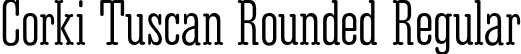 Corki Tuscan Rounded Regular font - TD-Corki-TuscanRounded.otf