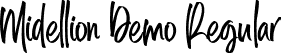 Midellion Demo Regular font - Midellion_Demo.ttf