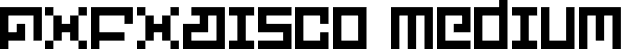 PXFXDisco Medium font - PXFXDisco.ttf