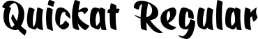 Quickat Regular font - Quickat-Script.ttf