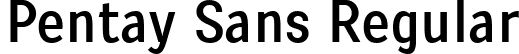 Pentay Sans Regular font - Pentay-Sans-Regular.ttf