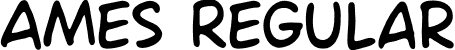 Ames Regular font - Ames-Regular.otf