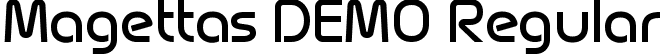 Magettas DEMO Regular font - Magettas Regular DEMO.otf