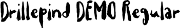 Drillepind DEMO Regular font - drillepindDEMO.otf