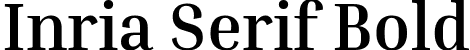 Inria Serif Bold font - InriaSerif-Bold.ttf