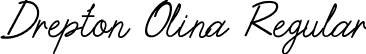 Drepton Olina Regular font - drepton-olina.ttf