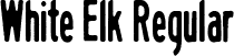 White Elk Regular font - White Elk.ttf