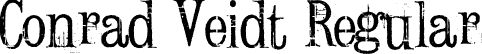 Conrad Veidt Regular font - Conrad Veidt.otf