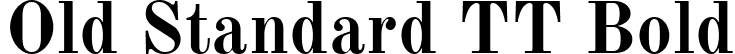 Old Standard TT Bold font - OldStandard-Bold.ttf