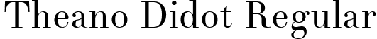 Theano Didot Regular font - TheanoDidot-Regular.ttf