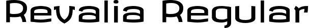 Revalia Regular font - Revalia-Regular.ttf