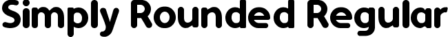 Simply Rounded Regular font - Simply Rounded.ttf