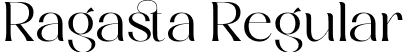 Ragasta Regular font - Ragasta.otf