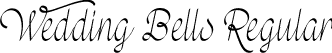 Wedding Bells Regular font - Wedding Bells - TTF.ttf