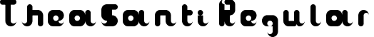 TheaSanti Regular font - TheaSanti.ttf