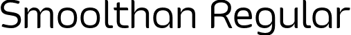 Smoolthan Regular font - Smoolthan Regular.otf