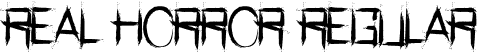 Real Horror Regular font - RealHorror-Regular.otf