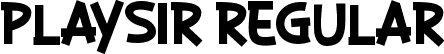 PLAYSIR Regular font - PLAYSIR Regular.otf