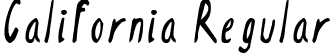 California Regular font - California.ttf