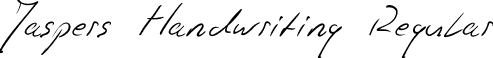 Jaspers Handwriting Regular font - JaspersHandwriting.ttf