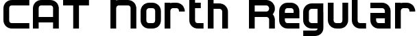 CAT North Regular font - CAT North.ttf