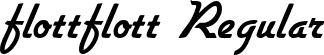 flottflott Regular font - Flottflott.ttf