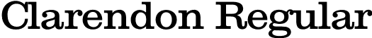 Clarendon Regular font - Clarendon Regular.otf