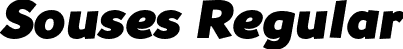 Souses Regular font - Souses.otf