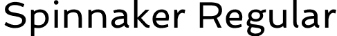 Spinnaker Regular font - Spinnaker-Regular.ttf