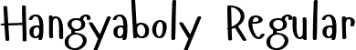 Hangyaboly Regular font - Hangyaboly.ttf