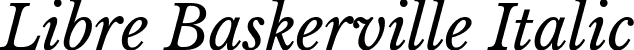 Libre Baskerville Italic font - LibreBaskerville-Italic.ttf