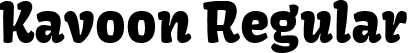 Kavoon Regular font - Kavoon-Regular.ttf