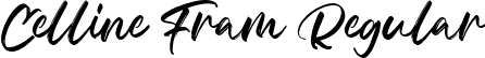 Celline Fram Regular font - CellineFram-2OGa3.ttf