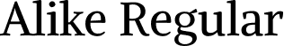 Alike Regular font - Alike-Regular.ttf