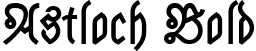 Astloch Bold font - Astloch-Bold.ttf