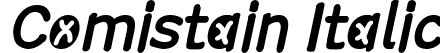 Comistain Italic font - Comistain italic.ttf