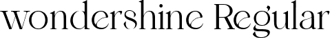 wondershine Regular font - Wondershine.ttf