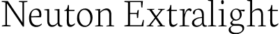 Neuton Extralight font - Neuton-Extralight.ttf