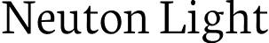 Neuton Light font - Neuton-Light.ttf