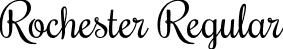 Rochester Regular font - Rochester-Regular.ttf