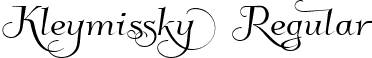 Kleymissky Regular font - Kleymissky_0283.ttf