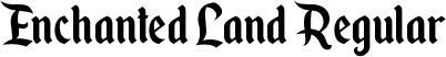 Enchanted Land Regular font - Enchanted Land DEMO.otf