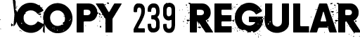 Copy 239 Regular font - Copy 239.ttf