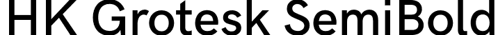 HK Grotesk SemiBold font - HKGrotesk-SemiBold.otf