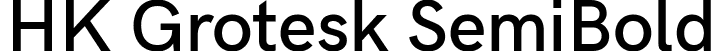 HK Grotesk SemiBold font - HKGrotesk-SemiBold.ttf