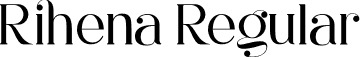 Rihena Regular font - Rihena.otf