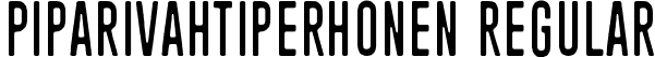 Piparivahtiperhonen Regular font - Piparivahtiperhonen.ttf