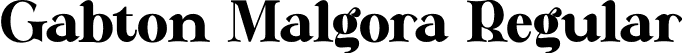 Gabton Malgora Regular font - gabtonmalgora-ovoe4.otf