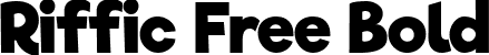 Riffic Free Bold font - RifficFree-Bold.ttf