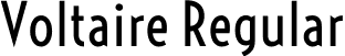 Voltaire Regular font - Voltaire-Regular.ttf